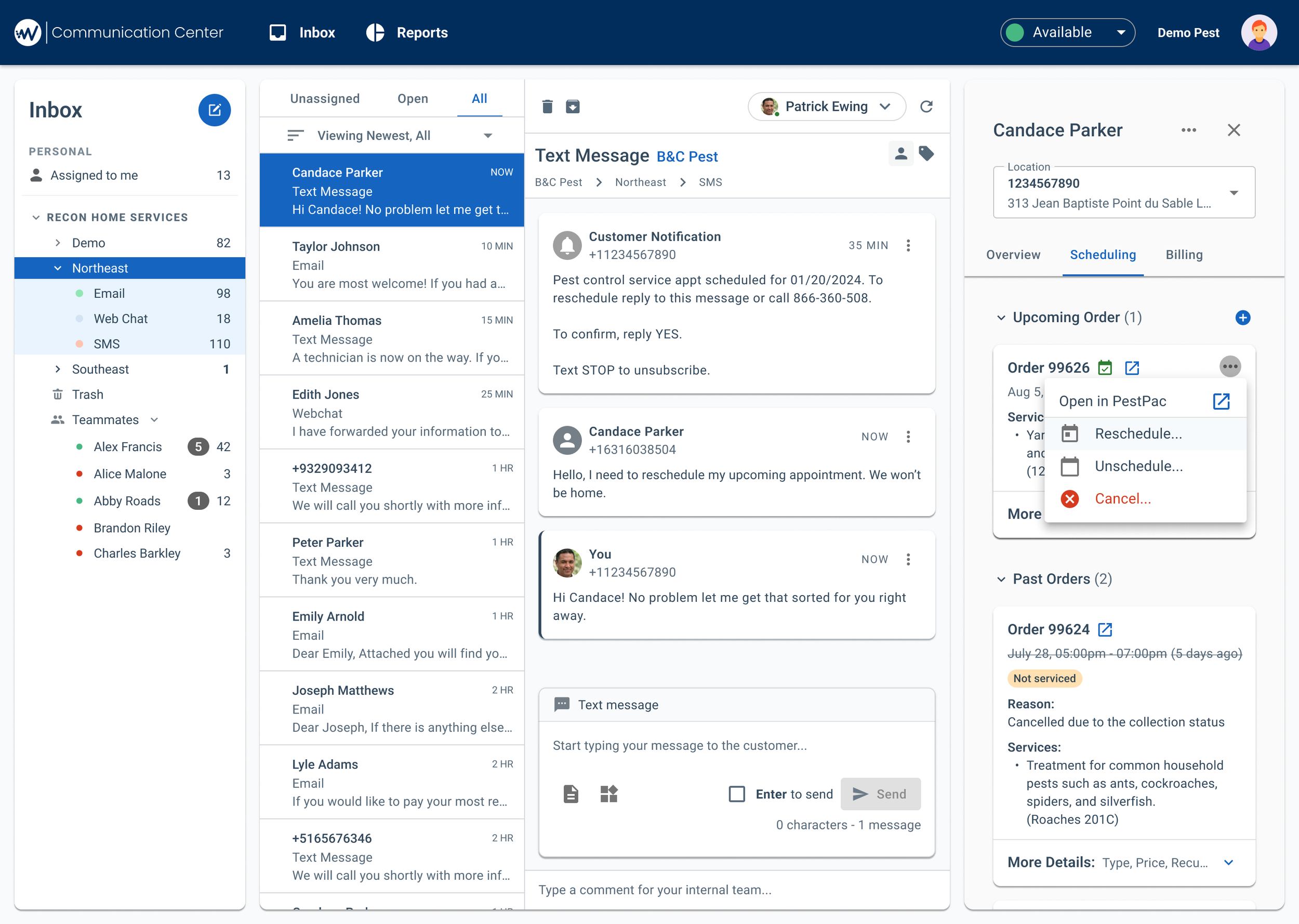 Cover image for Quick Actions in Communication Center